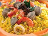 Nasi Kuning Rempah Seafood