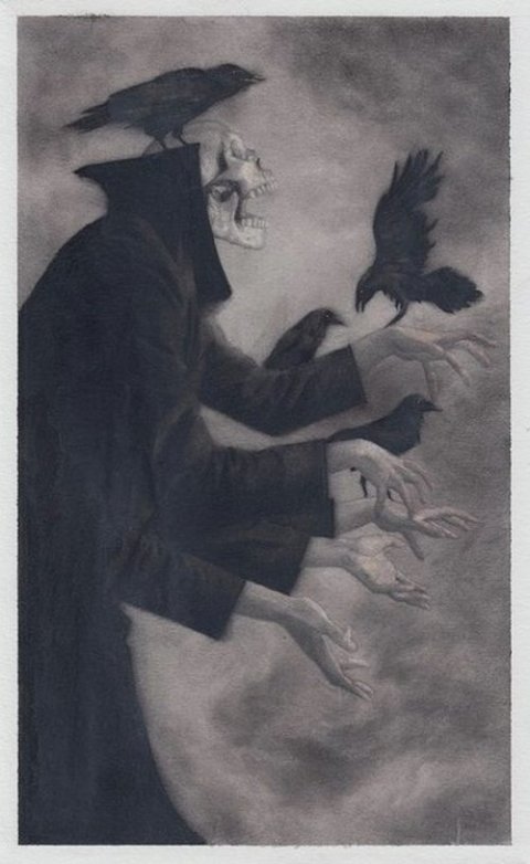 As surreais, sombrias e macabras ilustrações de Randy Ortiz Randy Ortiz instagram arte ilustrações surreais sombrias macabras terror morte