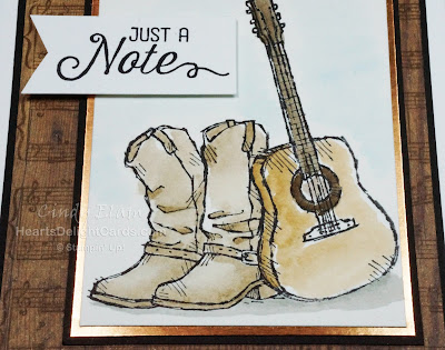 Heart's Delight Cards, Country Livin', Just a Note, Stampin' Up!, 