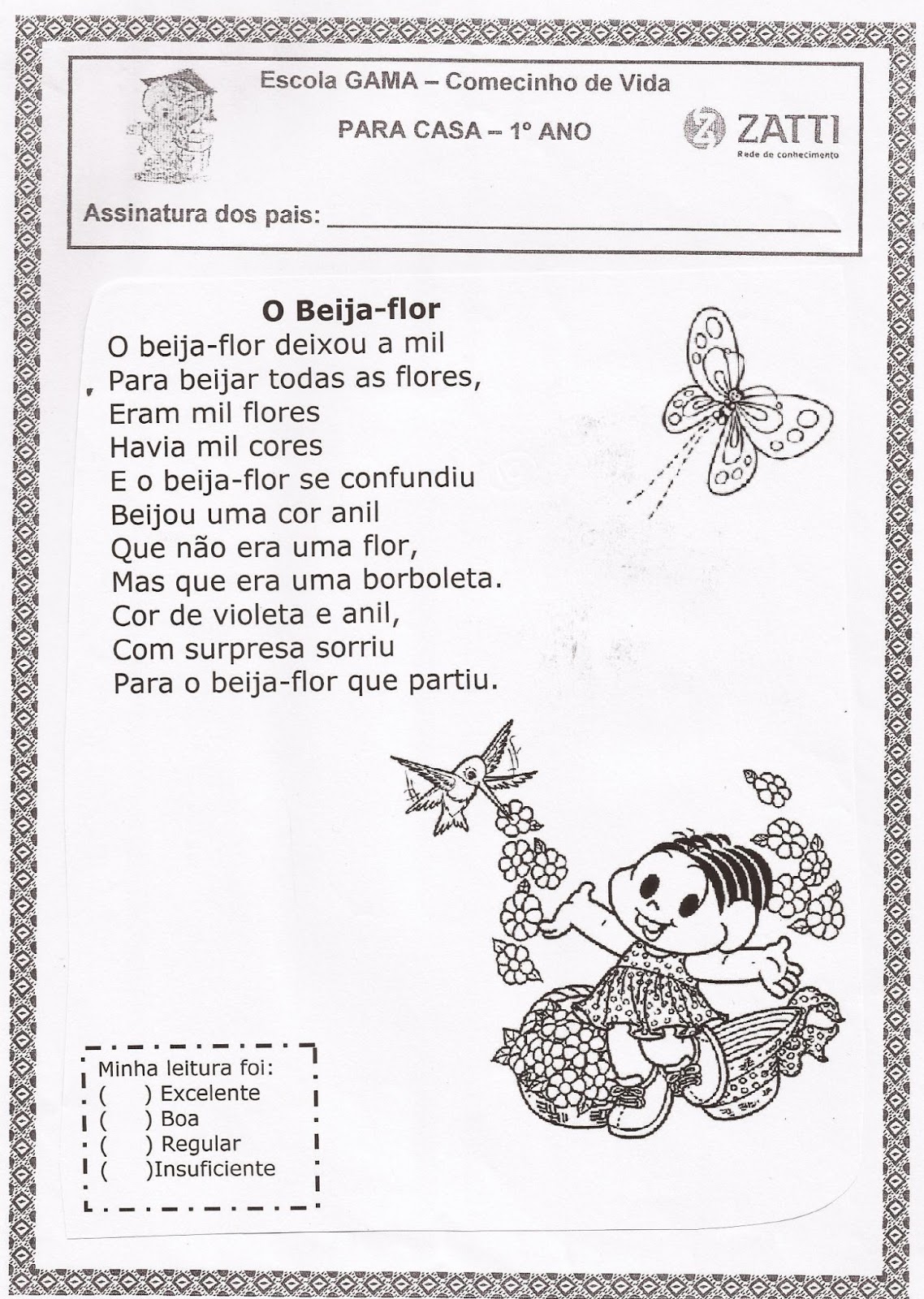 Blog da Tia Magda Leitura do