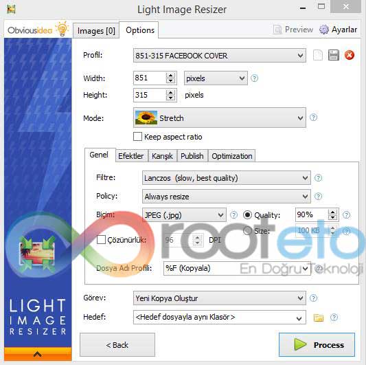 light image resizer ekran goruntusu indir