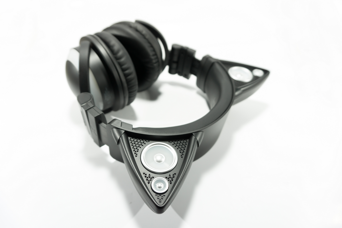 Brookstone Axent Wear Wireless Cat Ear Headphones