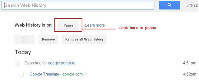 Google-History-Pause