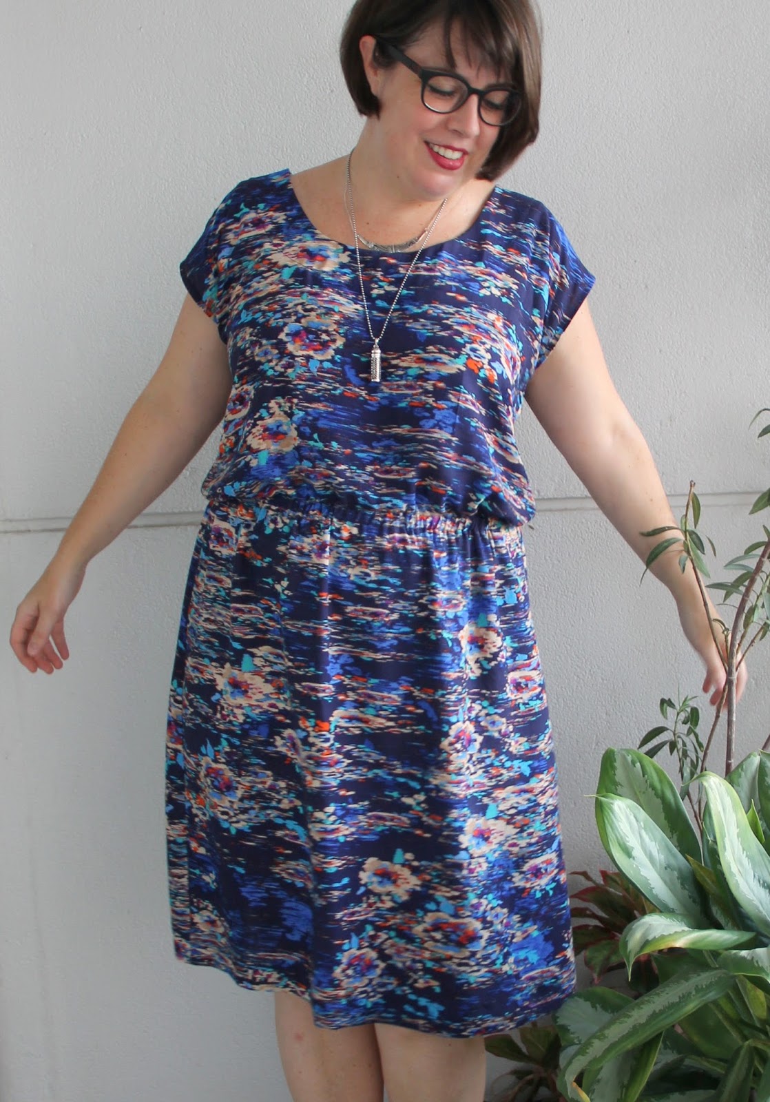 Cookin' & Craftin': Abstract Floral Olivia Dress