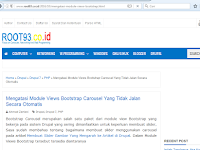 Cara Membuat Navigasi Menu Template Evo Menyatu Kesamping
