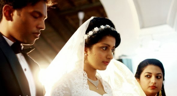Meera Jasmine Wedding Images | Christian Bridal Saree