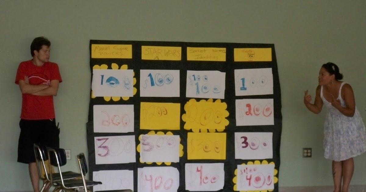 CC Afterschool Jeopardy Make Your Own