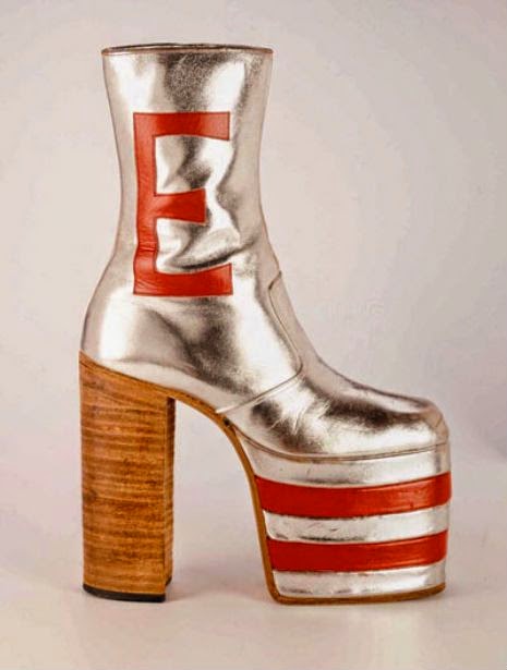 sapato plataforma anos 70 masculino