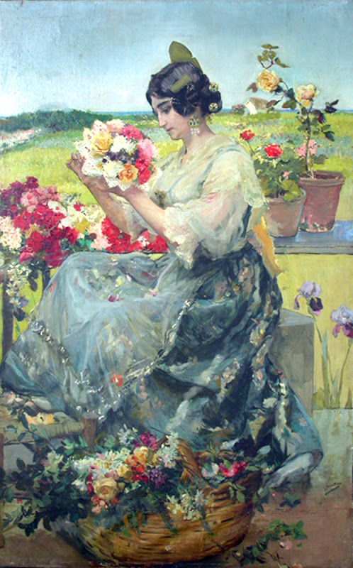 Labradora valenciana, Joaquín Sorolla y Bastida, Retratos de Joaquín Sorolla, Pintor Valenciano, Pintura Costumbrista Valenciana, Pintura Valenciana, Valencianas en pintura