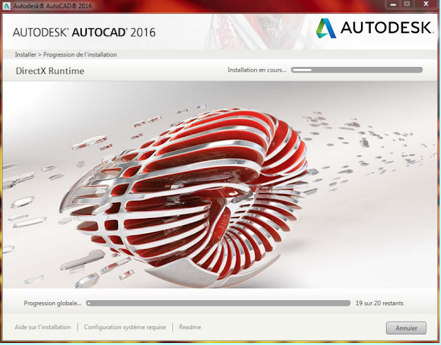 Installation AutoCAD étape 5 Installation AutoCAD 2016
