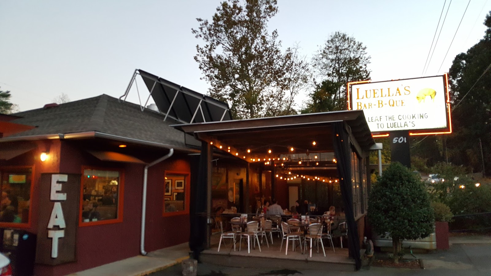 Asheville NC Luella's BBQ