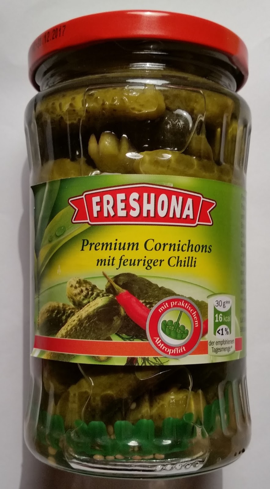 Chilihead Icewolf77 LIDL Freshona Premium Cornichons mit feuriger Chilli