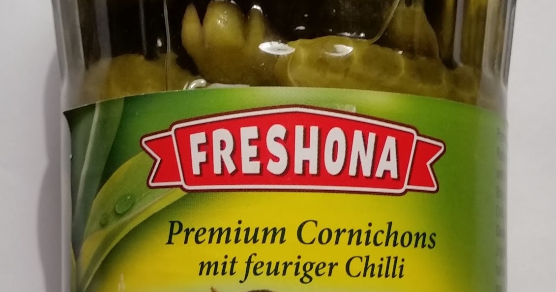 Chilihead77.de LIDL Freshona Premium Cornichons mit feuriger Chilli