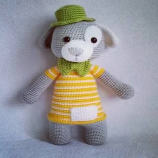 PATRON GRATIS PERRO AMIGURUMI 30317