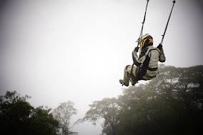 Into the clouds, Banos, Ecuador