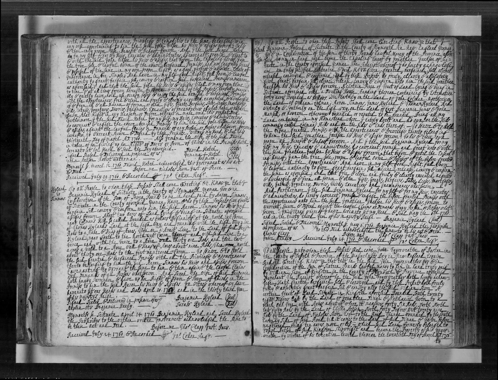 GeneaMusings Land Records of William Sever (17291809) of Kingston