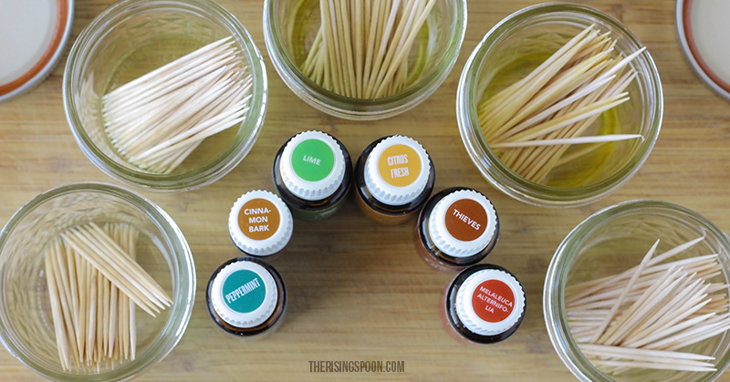 How to Make Flavored Toothpicks with Essential Oils