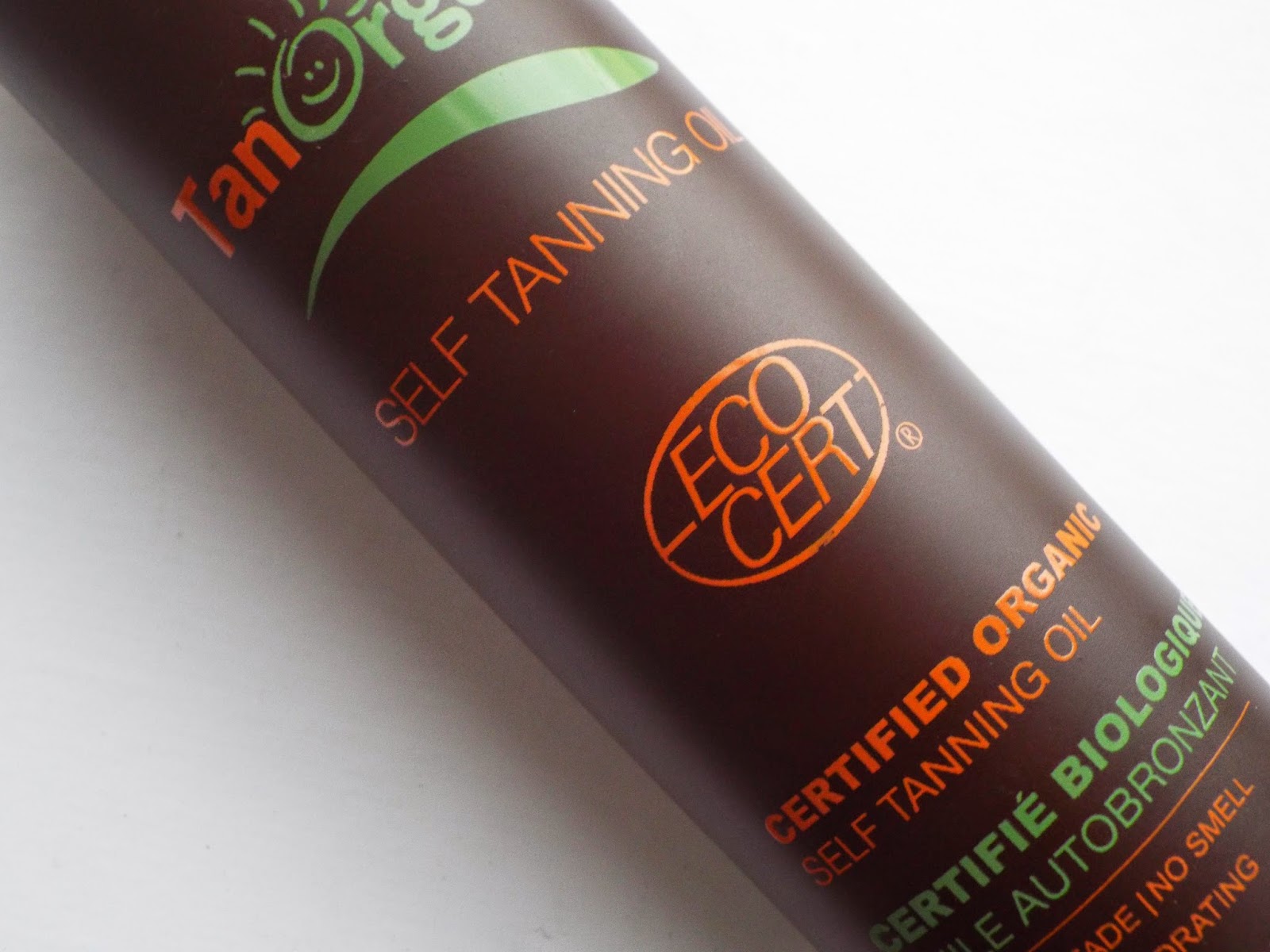 picture of tan organic tanning oil