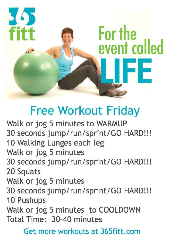 365fitt Free Workout Friday