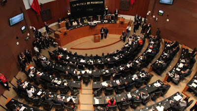 Sesión en el Congreso de México