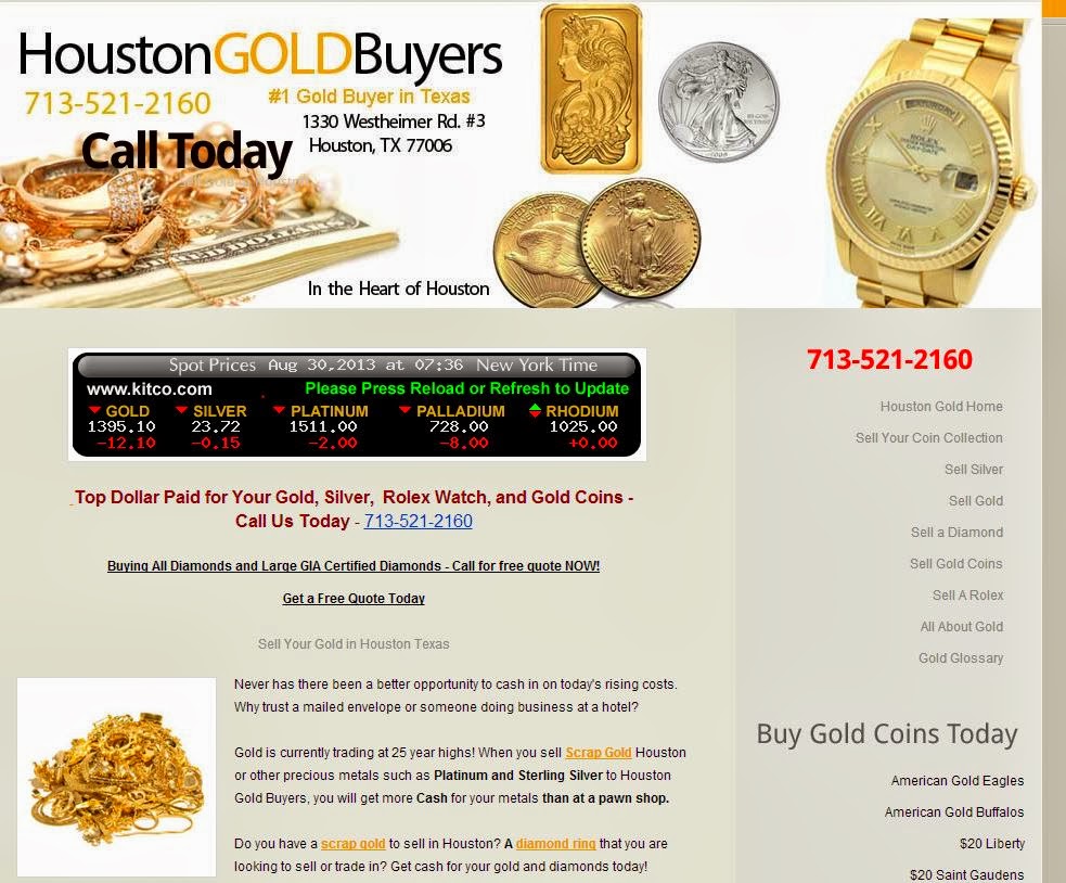 Where To Buy Gold In Houston Sell Gold Houston