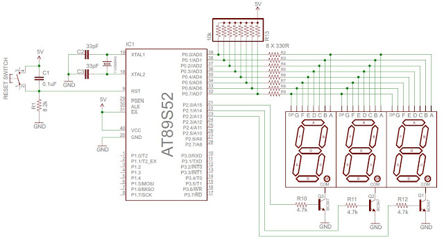 Open Electronics Project: Multiplexed Seven Segment Display interfacing ...