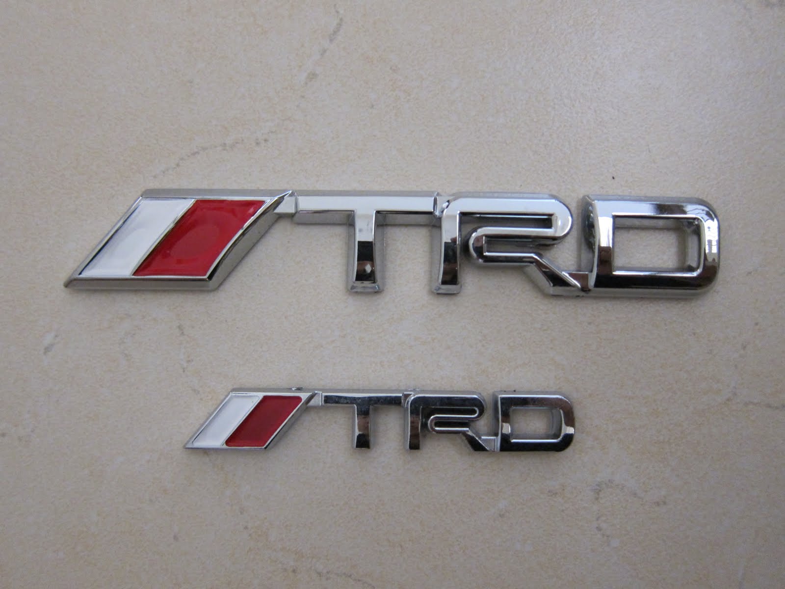 All About Toyota Estima TCR11 TRD Emblem For Sale