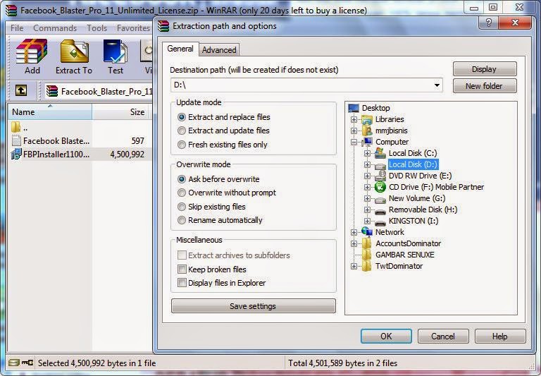 License zip. License zip