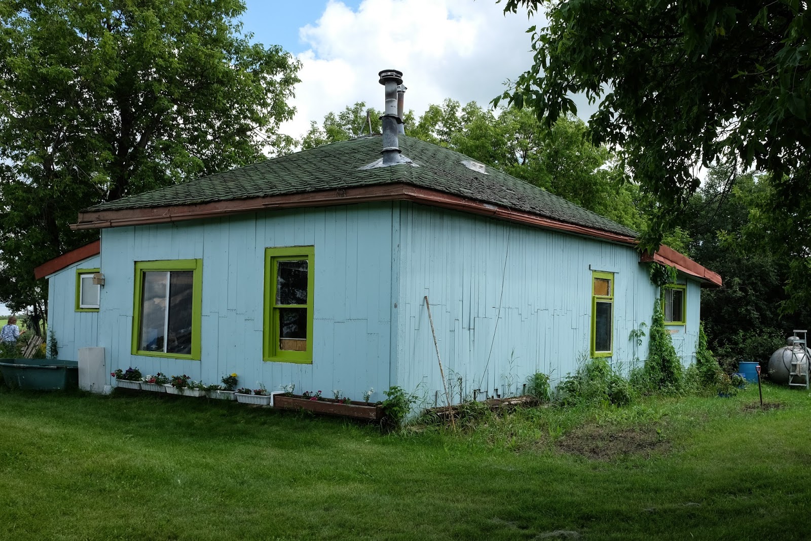 Ken and Jan's Arctic Fox Tales House Built by Grandpa Candy for Laura