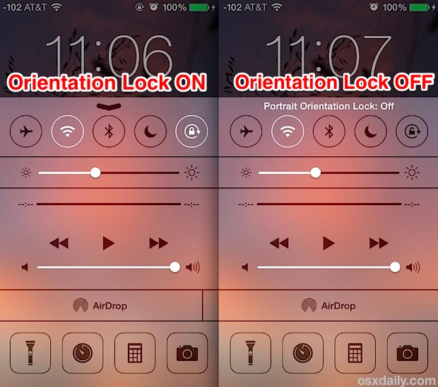 How To Lock iPhone Screen Rotation?