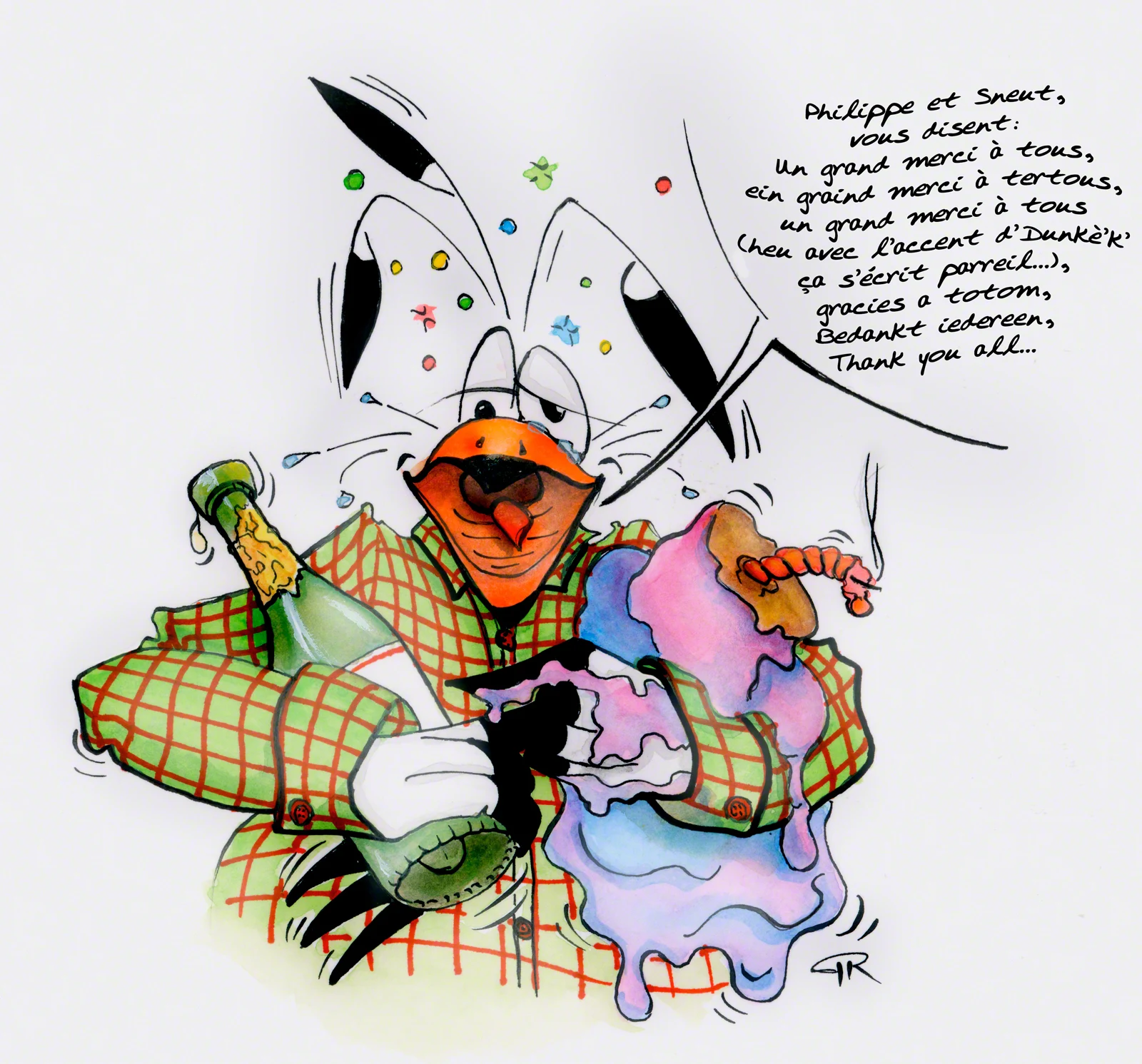 Ordre de la Mouette Bourrée: Merci à tous ceux qui m'ont souhaité un