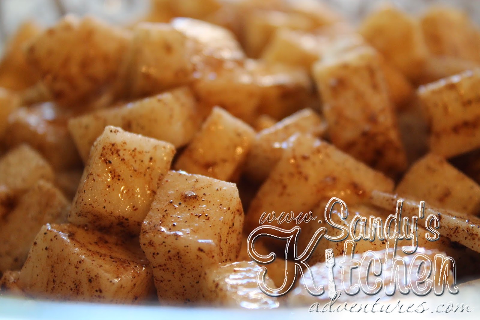 Baked Cinnamon Jicama (Apples) Sandy's Kitchen