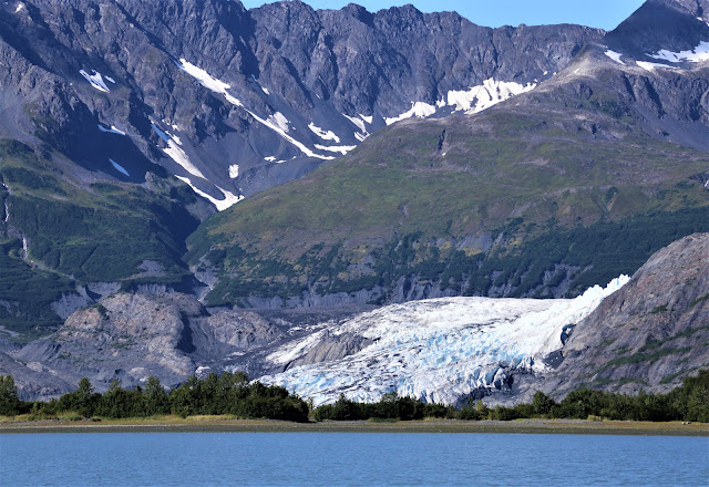 Shoup Glacier a fraction of it's former size - Global warming effect