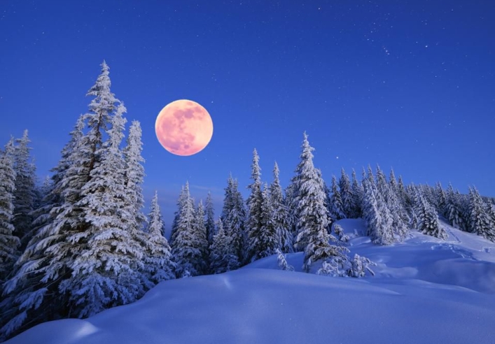 White Wolf : The Winter Solstice Full Moon 2018: Full cold moon to make