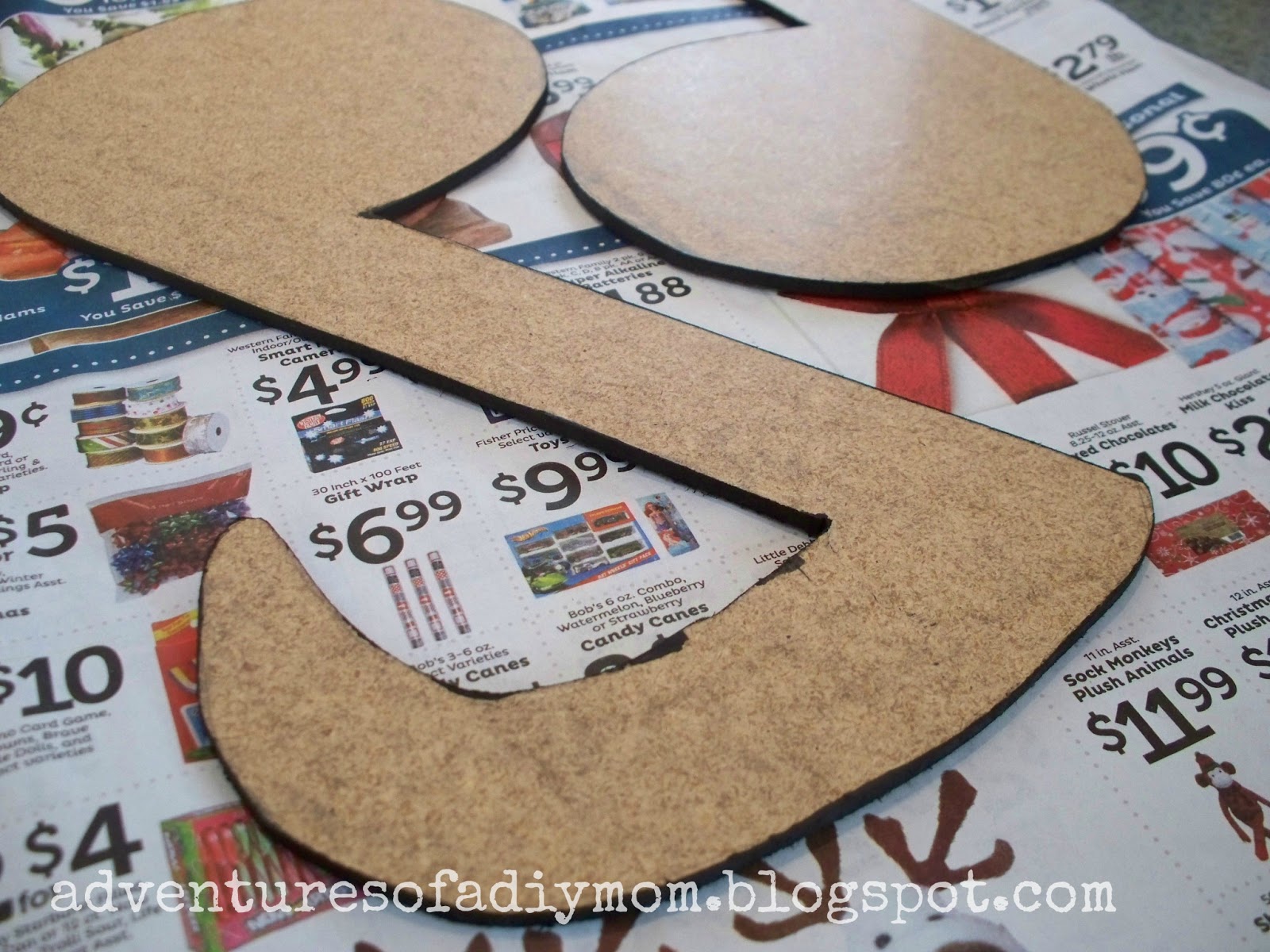 Mod Podge Wooden Music Notes Decor - Adventures of a DIY Mom
