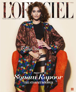 Sonam Kapoor Looks Stunning on L'Officiel India June 2015