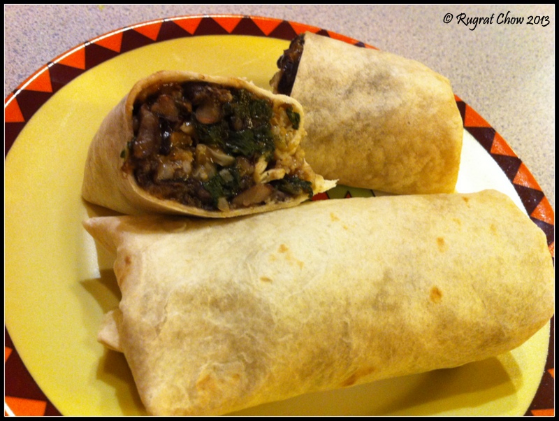 A Whole Food Life Black Bean Burrito