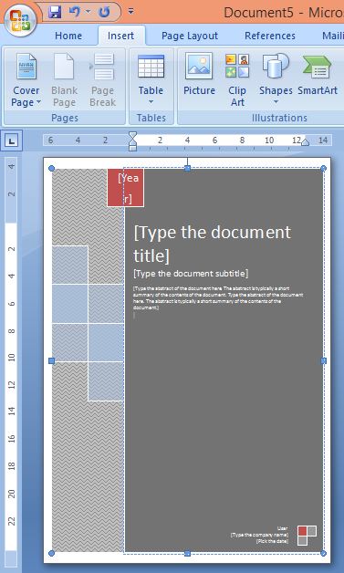 cara membuat cover yang bagus di ms word 2007 dengan cepat cover pages for ms word 2007