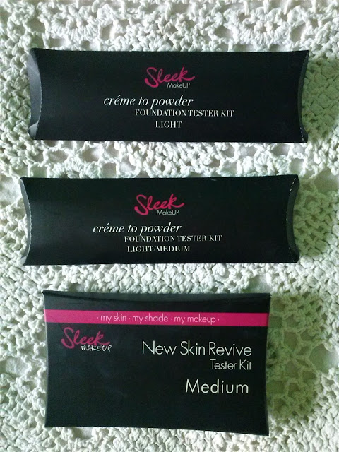Sleek tester sample kit