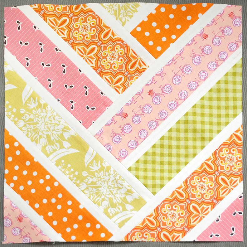 Tutoriales de Patchwork: BLOQUE ESPIGA ROTA