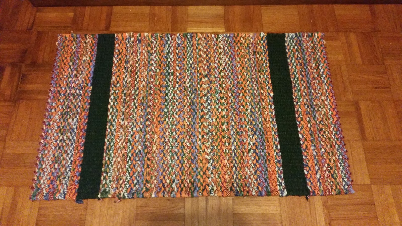 DragonPoodle Studio Twined Rug Weaving. And two tips.