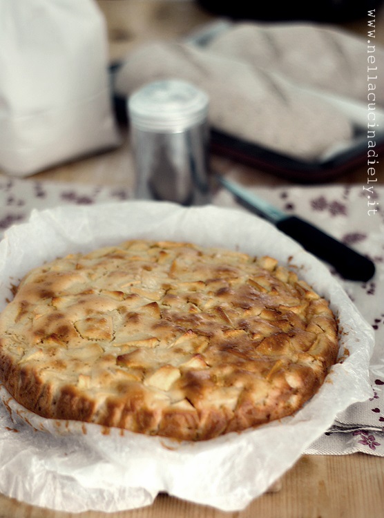 torta di mele a cucchiai