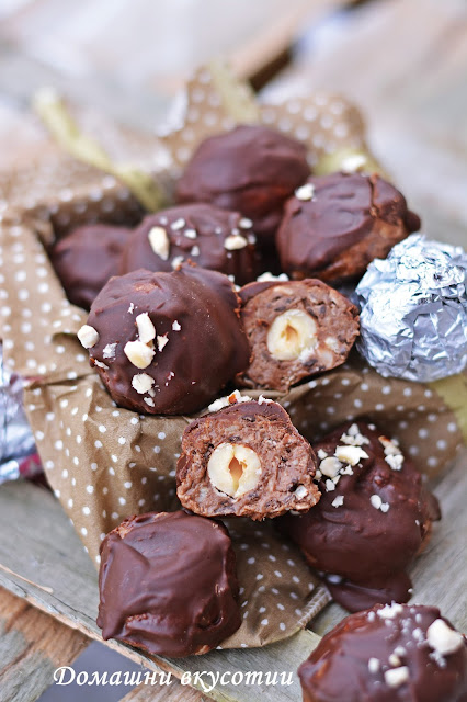 Домашни бонбони Ferrero Rocher