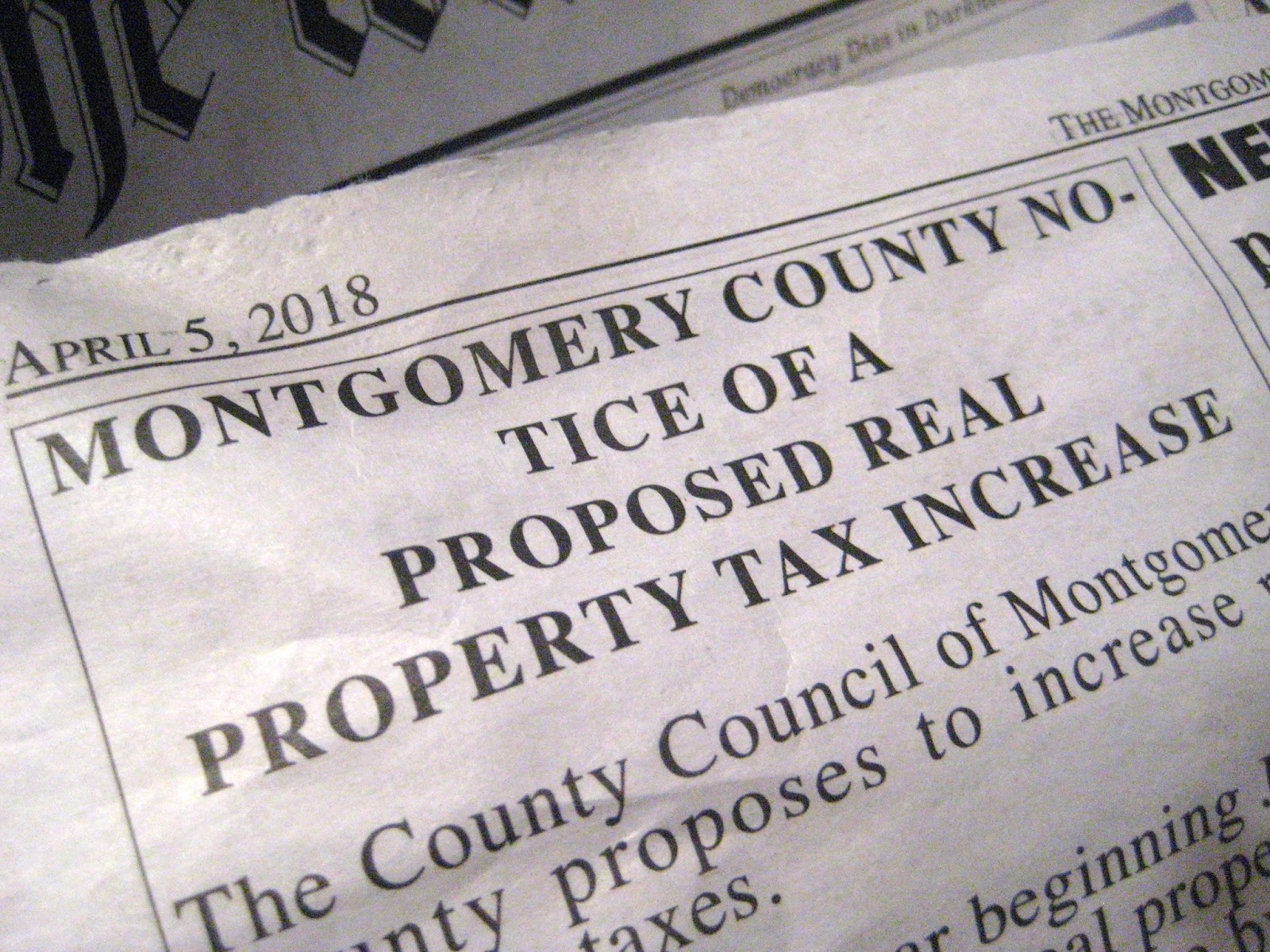 Robert Dyer Bethesda Row Montgomery County Council to raise property