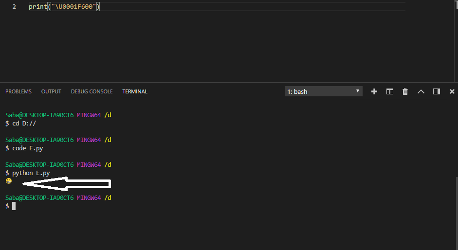 How to Print Emoji Using Python