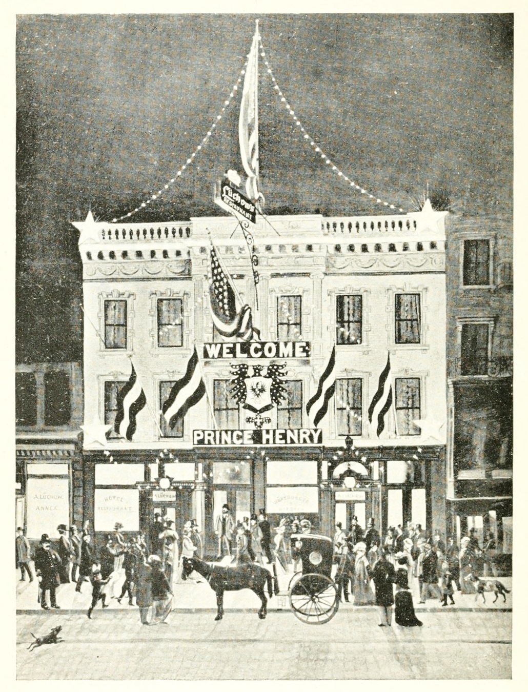 New York and Stuff Luchow's Restaurant 14th Street 1906