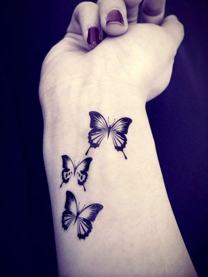 Tatuajes De Mariposas Para Mujeres - Tatuajes de mariposas y flores para mujeres fotos de los tatuajes 