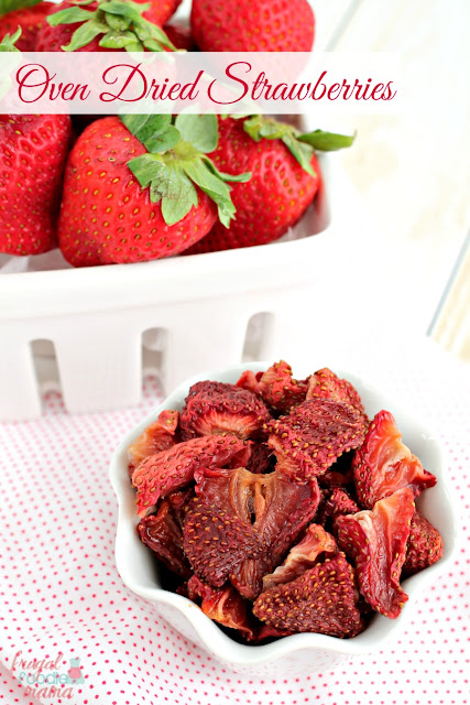 These easy Oven Dried Strawberries are the perfect way to preserve those sweet summer strawberries.