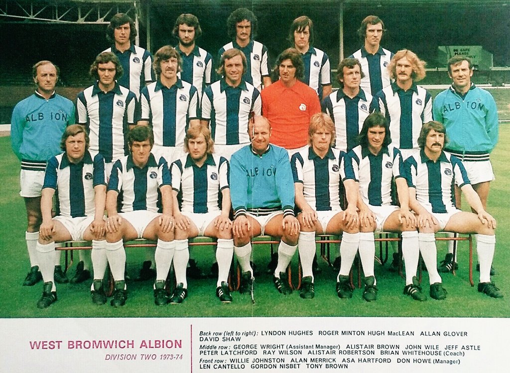 English Football Retro TV West Bromwich Albion 1973/74.
