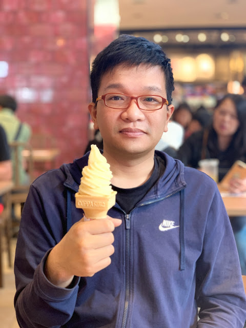 金澤半之助天丼-柚子冰淇淋